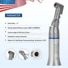 Low Speed External Water Spray Contra Air Motor Handpiece 4Hole Dental