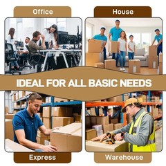 36 Rolls Heavy Duty Tan-Brown Packing Tape 2 “x 110 Yards 330 Feet Per Roll