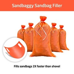 Sandbaggy Sandbag Filler – MADE IN AMERICA – One Man Filling Sandbags + 2X SPEED