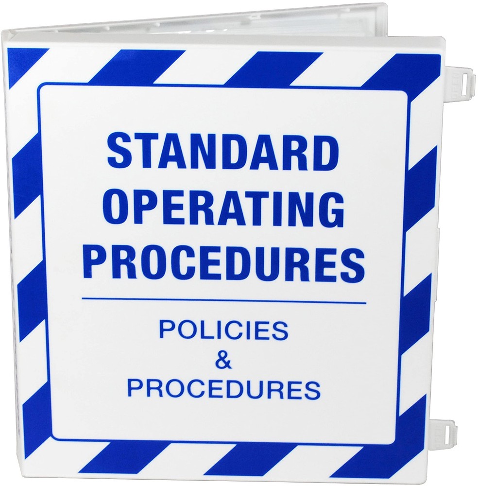 Industrial Standard Operating Procedures SOP Storage Case Metal Binder Rings