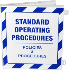 Industrial Standard Operating Procedures SOP Storage Case Metal Binder Rings