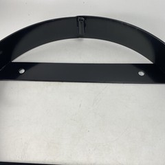 Global Industrial Metal Slatted Trash Receptacle Base Black 641129 Feet NIB