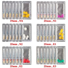 Dental NiTi Super Rotary Files Heat Activated for Endodontic Endo Motor 25mm USA