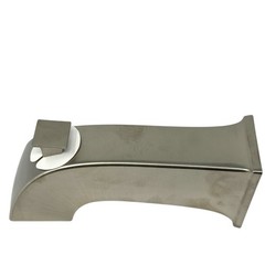 Modern Brushed Nickel Bathtub Diverter Tub Spout 7″ Slip-On Wall Mount