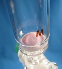 CHEMGLASS 10 ML PEPTIDE SYNTHESIS VESSEL SOLID PHASE “M” FREE SHIPPING 66