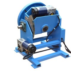 550-1100LBS Welding Positioner Turn Rotary Table Tilt 0-45-90 Degree 110V