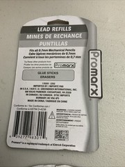 2x 60ct Promarx Mechanical Pencil Lead Refills .07mm (5x12pcs) New Sealed HB#2