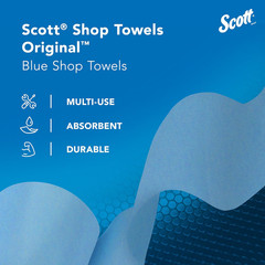 Scott Kimberly-Clark Professional Logistics Supply 75130KC Scott Shop Towels Blu