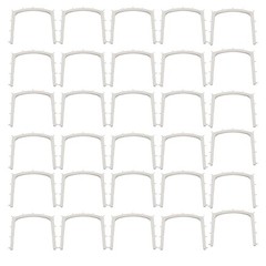 10-100Pc Dental Autoclavable Plastic Rubber Dam Frame Holder U-Shape Instrument
