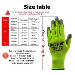 10 Pairs PU Coated Work Gloves – Lightweight, Durable Safety Gloves Certified