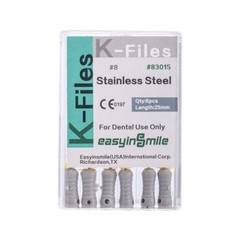 60pcs Dental Endodoncia Endo K Files Root Canal K-Files Hand Use 25MM #6/8/10/15