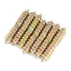 20pcs/set 5*30mm Dowel Screw Woodworking Furniture Connector Double Ended Screw