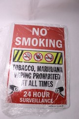 No Smoking Sign 10″ x 14″ F96C