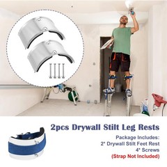 PercyEffie 2 PCS Drywall Stilt Replacement Part,Aluminium Alloy Stilt…