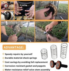 Inter Repair Kit For 3/4″-1″ Zurn Wilkins 975XL 975XL2 Backflow Preventer Parts