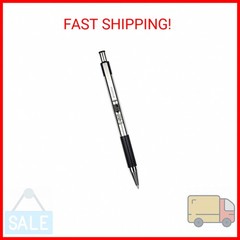 Zebra Pen F-301 Ballpoint Stainless Steel Retractable Pen, Fine Point, 0.7mm, Bl