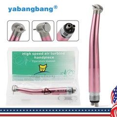 US NSK Dental High Speed Handpiece Air Turbine Anti-retraction 4 Hole Colorful