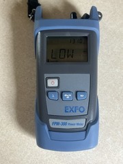Exfo FPM-300 Fiber Optic Power Meter w/ Power Cord & Manual *TESTED*