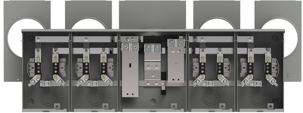 Siemens UA4719YPGP 200A 4-TERMINAL HORN BYPASS RINGLESS METER SOCKET.
