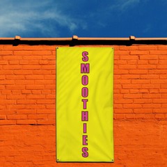 Vertical Vinyl Banner Multiple Sizes Smoothies Food Fair Promotion Business O