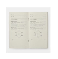 Traveler’s Company Regular Size Coffee Tasting Notebook Insert New