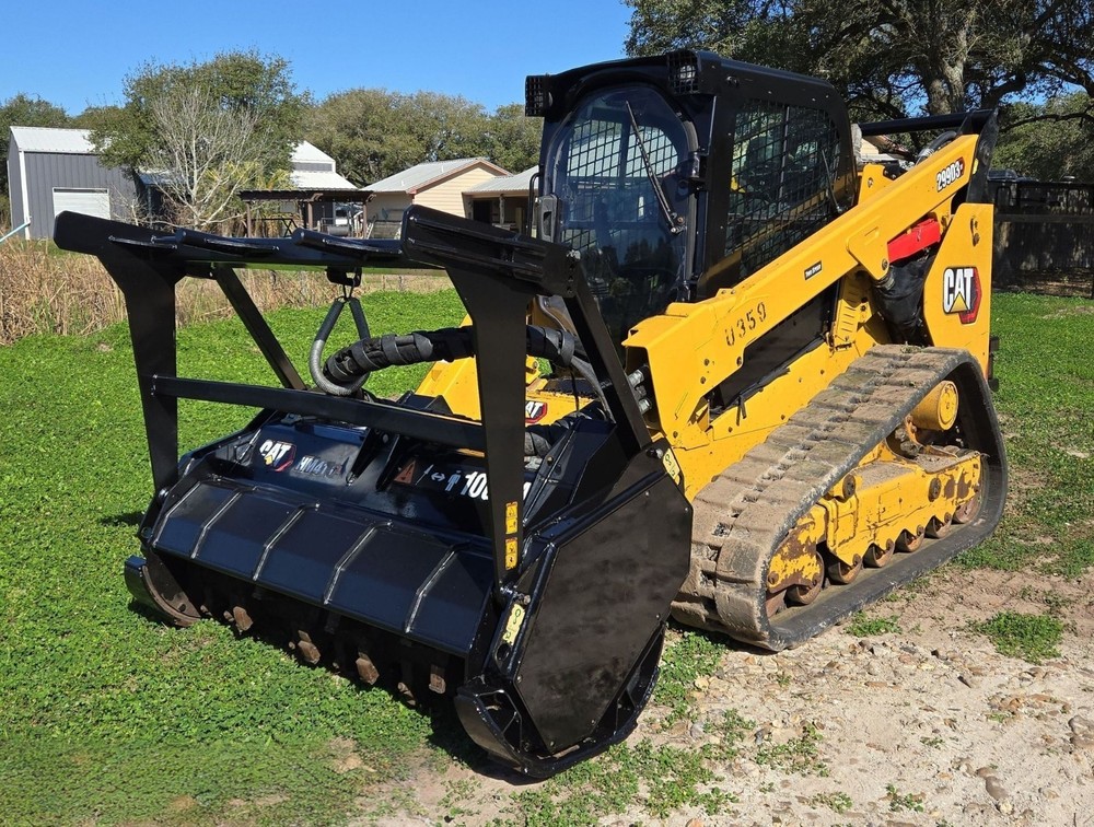 2021 Caterpillar 299D3 XE High Flow Track Loader Cab A/C Heat Mulcher 2014 Hrs