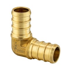 EFIELD 130PCS 1/2″ PEX Barb Crimp Brass Fitting Tee Elbow Coupler &Cinch Clamp