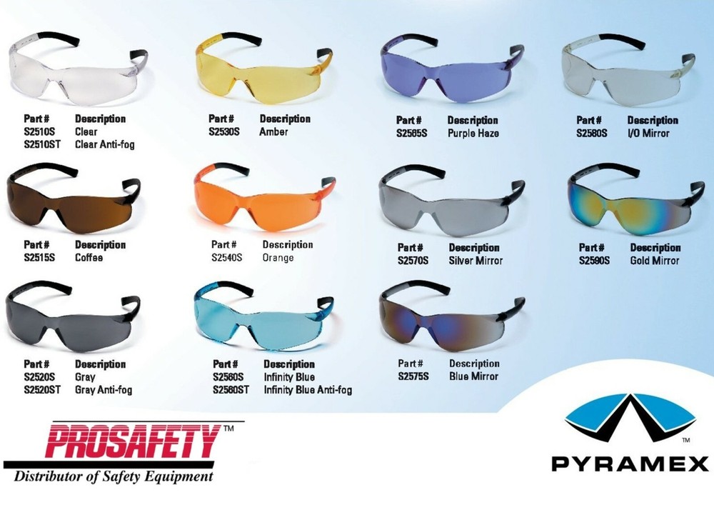 12 PR ZTEK Protective Sport Work Eyewear Sunglasses Safety Glasses UV ANSI Z87+