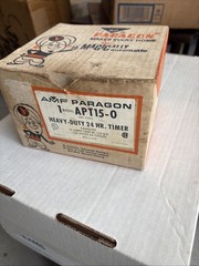 AMF Paragon Heavy-Duty 24 Hr. Timer APT15-0 / 15 Amps, 1800 W, 1/4 HP Vintage