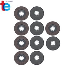 60 Grit Premium Zirconia Grinding Flap Disc 10Pcs 4-1/2″ X 7/8″ Flap Disc Grey