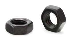 Jam Thin Hex Nuts Half Nuts Hex Jam Nuts Black Stainless Steel – 1/4″ to 1/2″