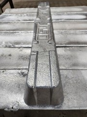Aluminum Ingot A356.2A Casting Alloy 35 LBS Stamped w/lot number.