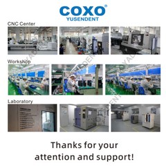 COXO Dental Turbine Fiber Optic High Speed Handpiece LED Coupler 6 Pin Fit KAVO