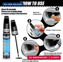 Matte Black Rim Touch Up Paint Car Wheel Repair Kit Curb Rash Scratch Fix