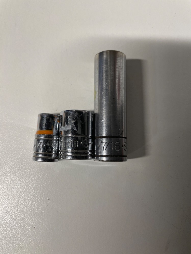 3 S-K socket’s 1/4 Inch Drive Six Point Socket 11mm 1/2 And 7/16