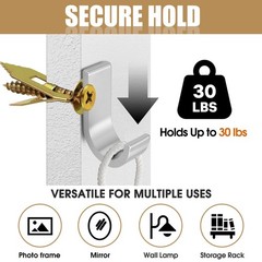 100 PCS Self Drilling Drywall Anchors with Screws – Heavy Duty Metal Expansio…