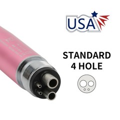 Dental Fast High Speed Handpiece Air Turbine Push Button 4Hole NSK Style Color