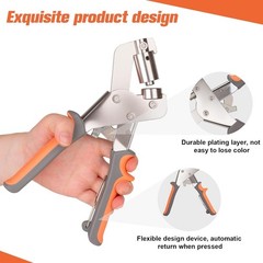 Grommet Tool Kit, 500 pcs Tarp Grommet Eyelet Tool Kit for Fabric with 3/8Inc…