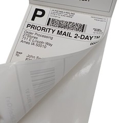 4000 4×6 Fanfold Direct Thermal Shipping Labels for Zebra & Rollo Printers
