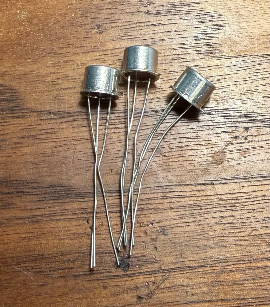 (3) 2N1302 Texas Instruments Germanium NPN Transistors NOS JAN