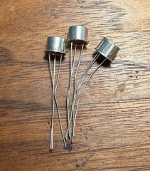 (3) 2N1302 Texas Instruments Germanium NPN Transistors NOS JAN
