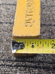 Romac 2D5572 Scarifier Tip Yellow fits CAT 12H, 12K, 12M, 120,120B, 120G, 120H