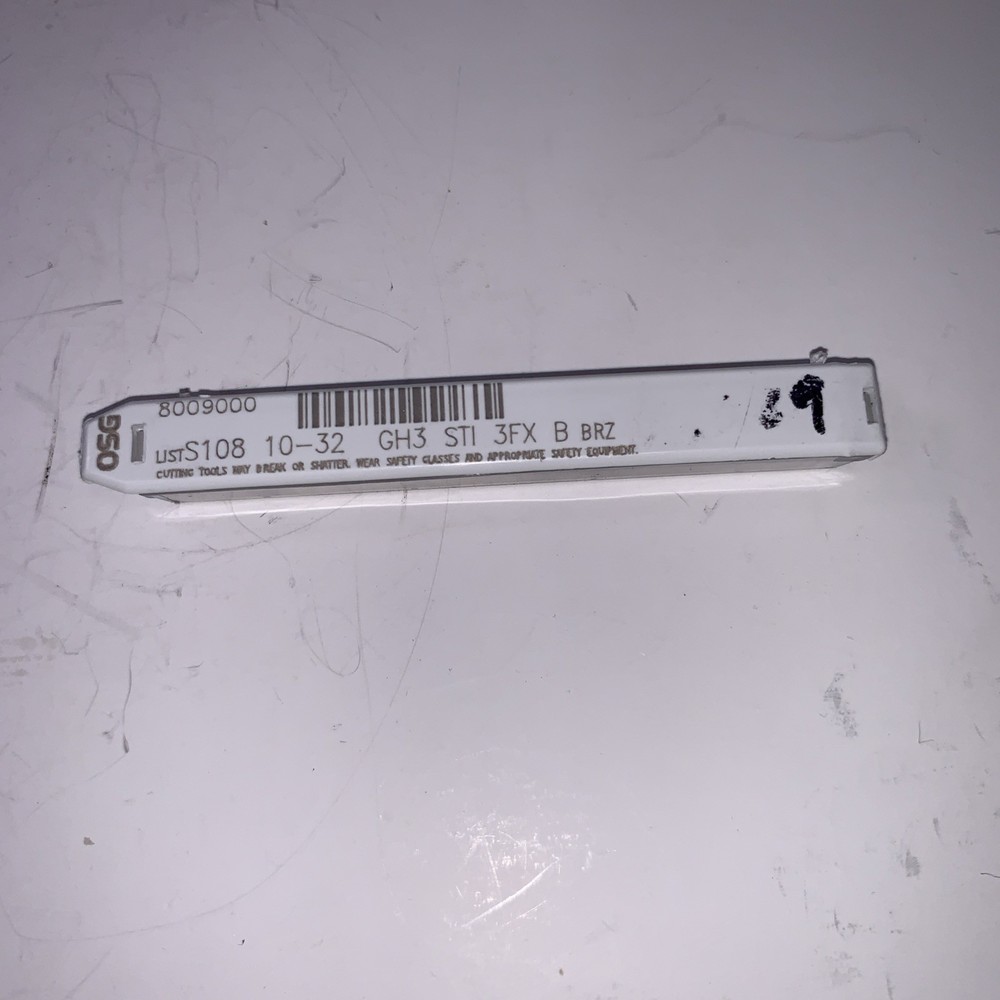 OSG #10-32 H3 3F SP/FL BOTTOM TAP HSS/BRIGHT