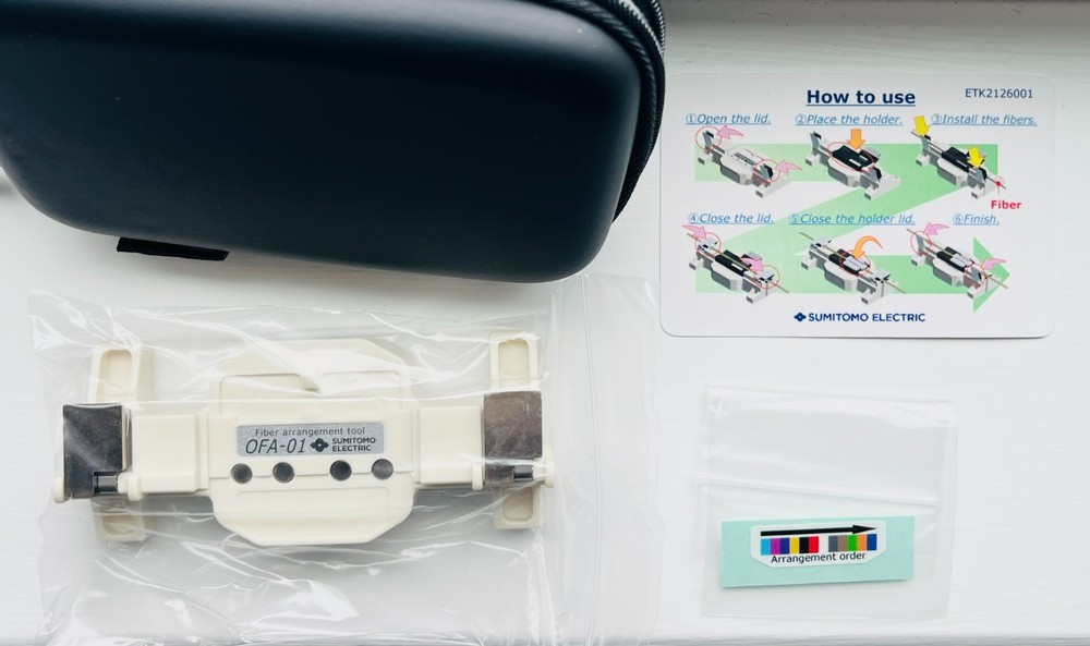 Sumitomo OFA-01 Glueless Ribbonizer Tool – Single to 2 – 12 Fiber Converter