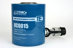 TEMCo HC0015 – Hydraulic Cylinder Ram Single Acting 50 TON 2″ Inch Stroke