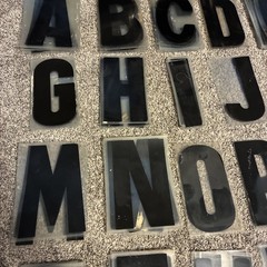 260 Vintage Plastic Marquee Changeable Outdoor Sign 9” Letters And Numbers