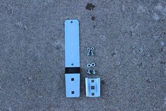 Bracket Kit for Slow Moving Vehicle Plastic Sign – Golf Carts,UTV,ATV,Tractors
