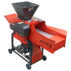4-Blade Grass Straw Cutting&Silk Kneading Integrated Machine Conveyor Inlet 220V
