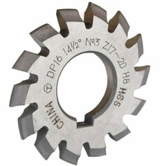Set 8PC DP6,DP8,DP10,DP12,DP16,DP18,DP20,DP22 PA14-1/2 #1-8 Involute Gear Cutter