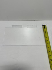 Lot of 45 Slatwall Shelves Shoe 12″ x 6″ Flat Styrene Clear Acrylic Slats